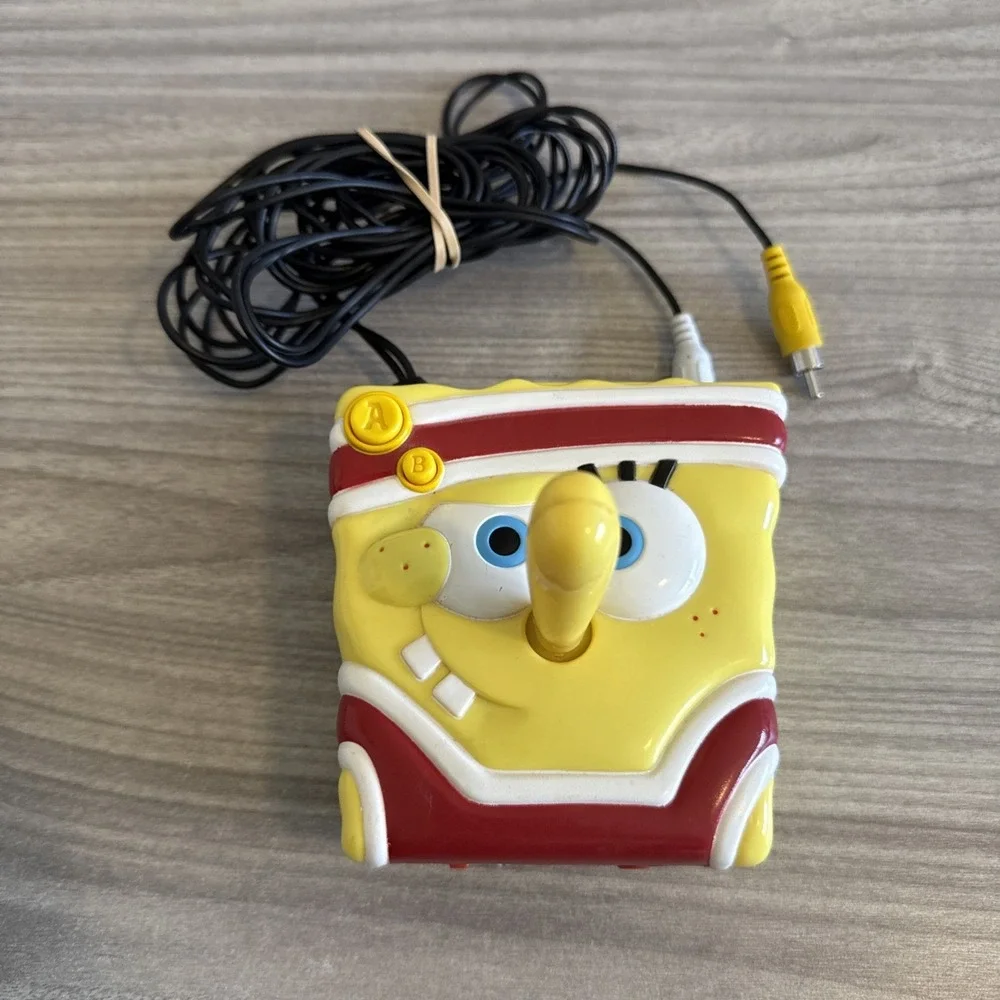 JAKKS Pacific SpongeBob SquarePants 2005 Plug N' in & Play TV Game Tested